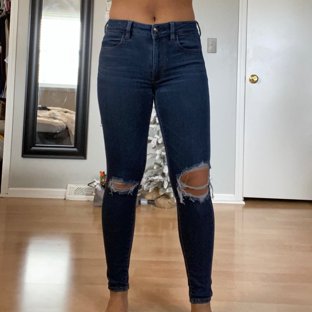 high waisted / high rise american eagle jegging